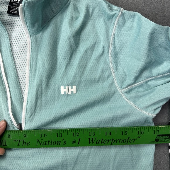 Helly Hansen Blue Long Sleeve 1/4 Zip Midlayer Women's Shirt Base layer M - Picture 3 of 7